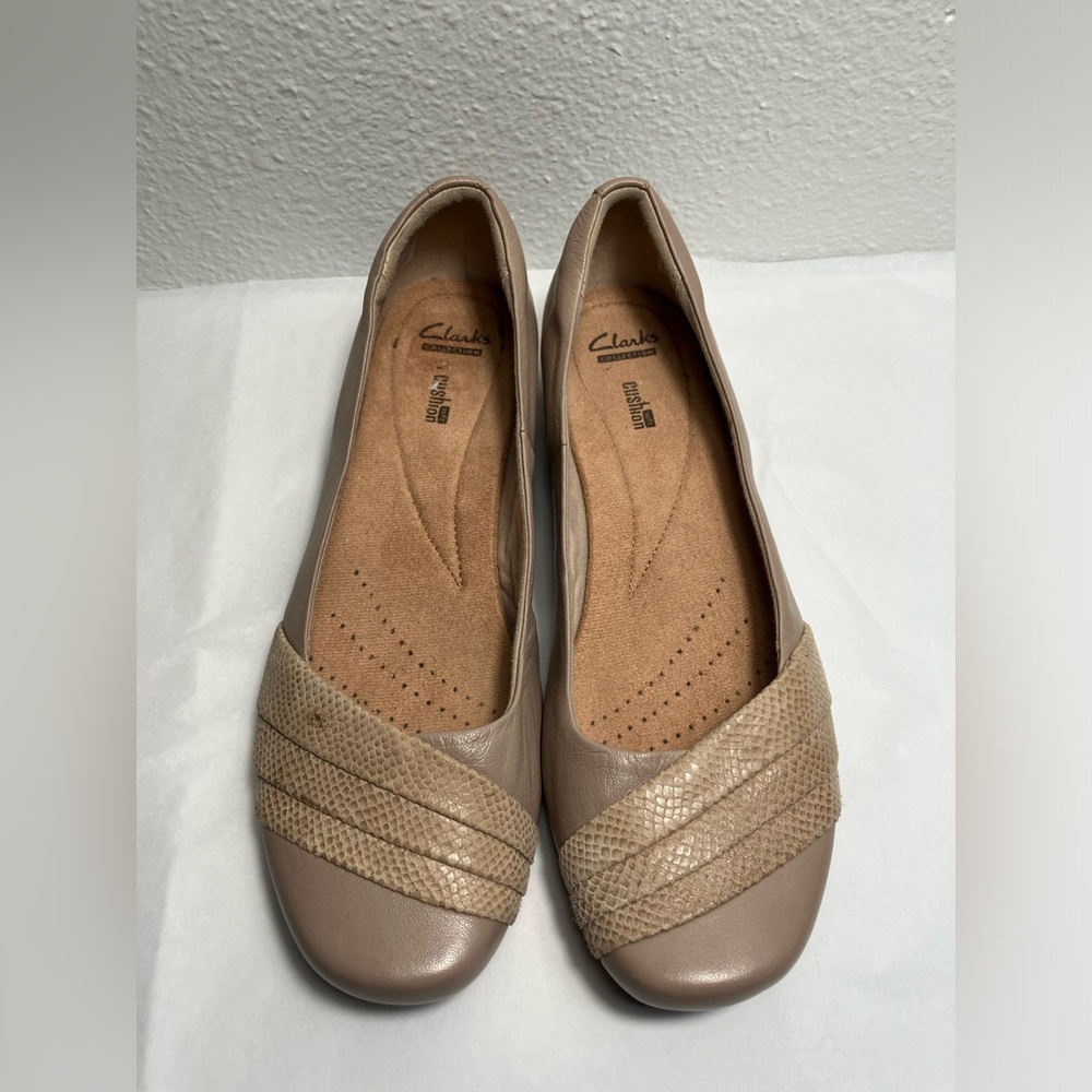 CLARKS Women's Blanche‎ Cacee Flat Women’s slip on business work size 11 - Picture 3 of 7
